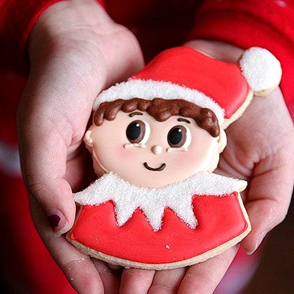 WILTON Elf On The Shelf 12 Nonstick Cavity Christmas Cookie Holiday Baking Pan - Picture 14 of 16